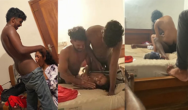 Malayalam Girl Deep Blowjob – Painful Threesome Hotel Sex